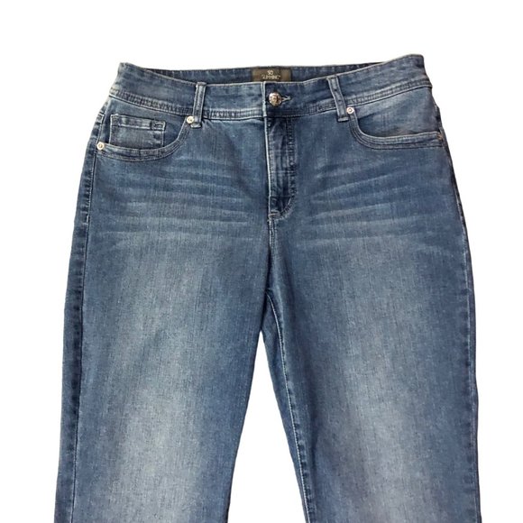 Chicos So Slimming Cropped Jeans Womens 1 (M/8) NEW - Picture 5 of 16